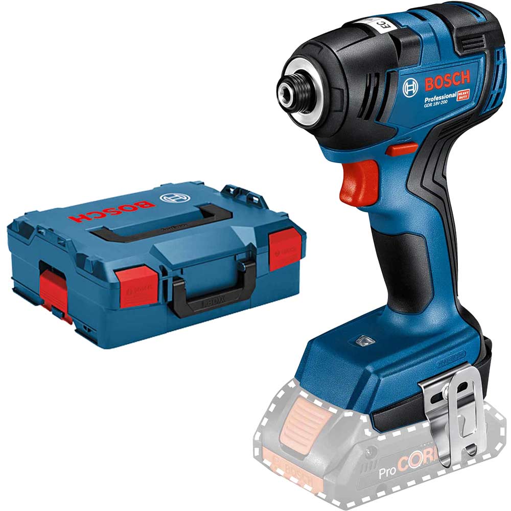 Photo of Bosch Gdr 18v-200 18v Cordless Brushless Impact Driver No Batteries No Charger Case