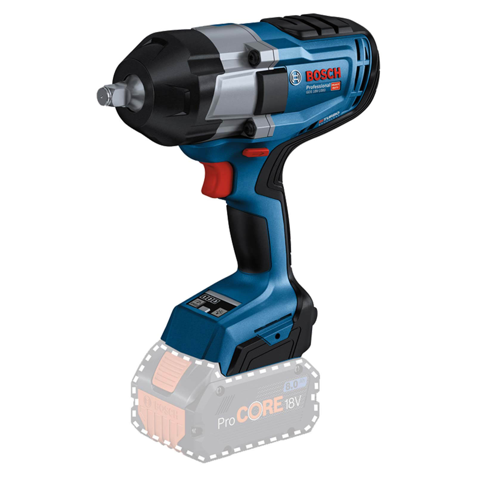 Bosch GDS 18V-1000 BITURBO 18v Cordless Brushless High Torque ½” Drive Impact Wrench No Batteries No Charger No Case