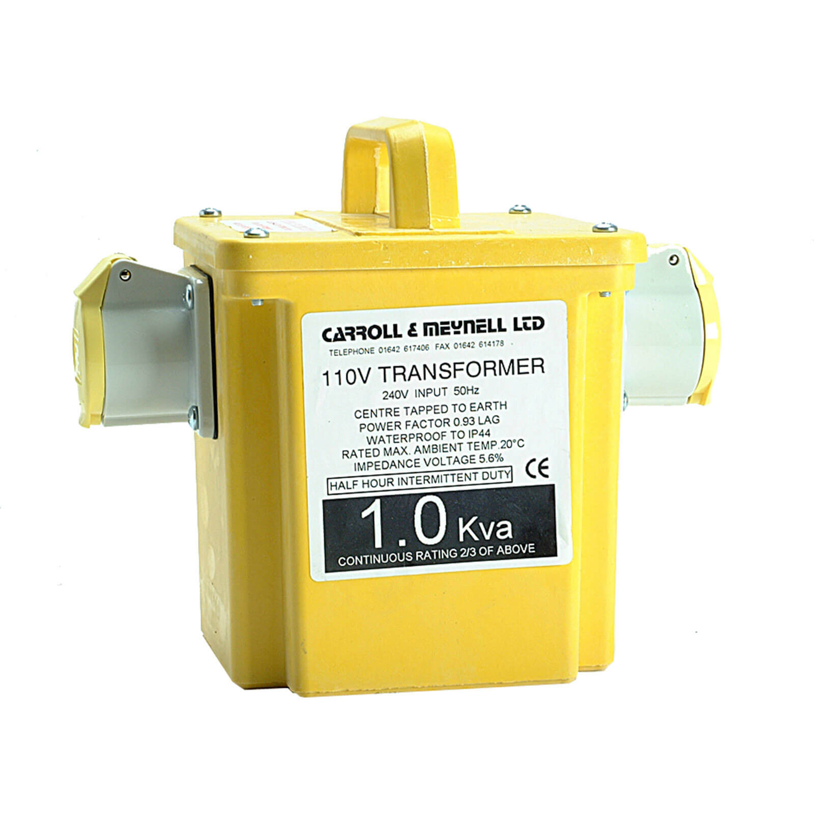 Image of Carroll and Meynell 110v Portable Transformer 2.25Kva 240v