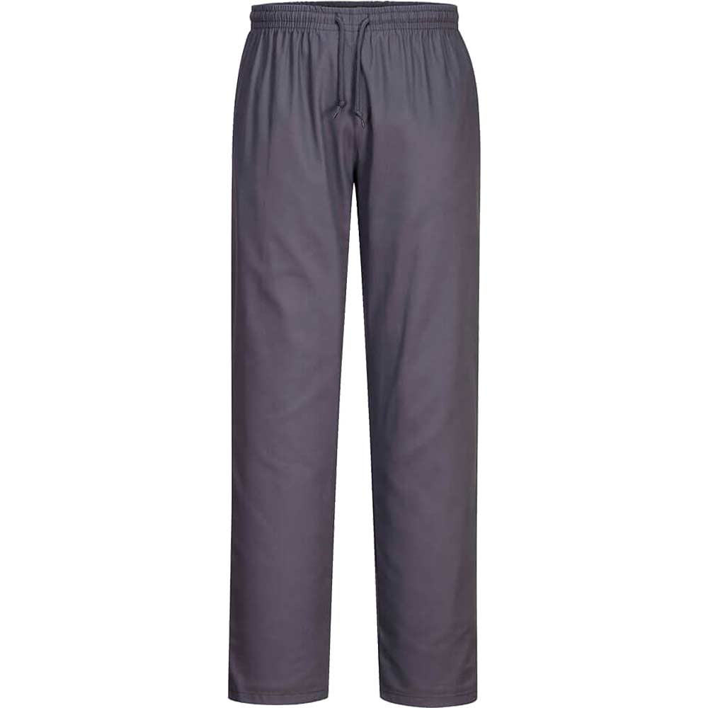 Image of Portwest C070 Drawstring Chef Trousers Slate Grey L 31"