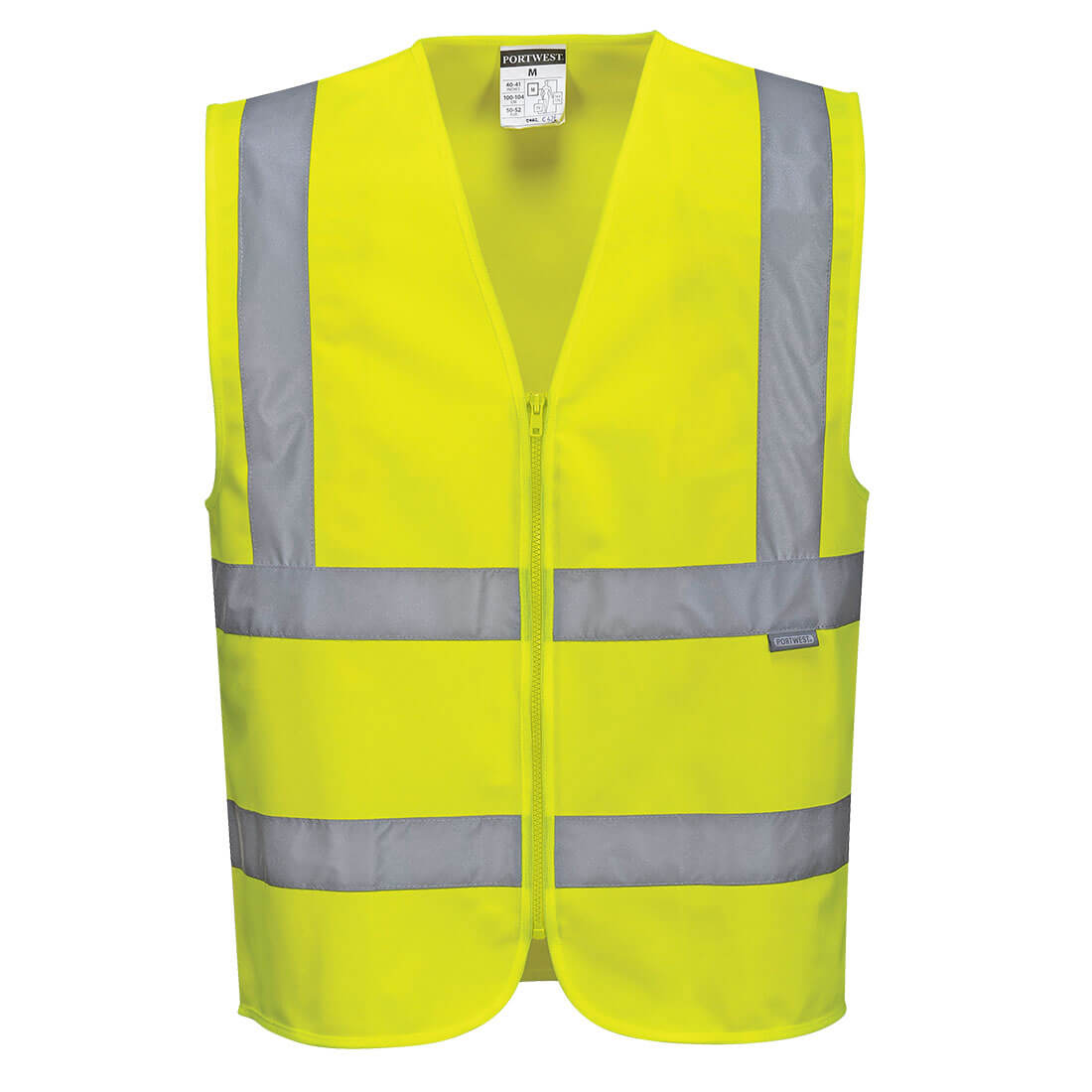 Image of Portwest Hi Vis Band and Brace Vest Yellow S