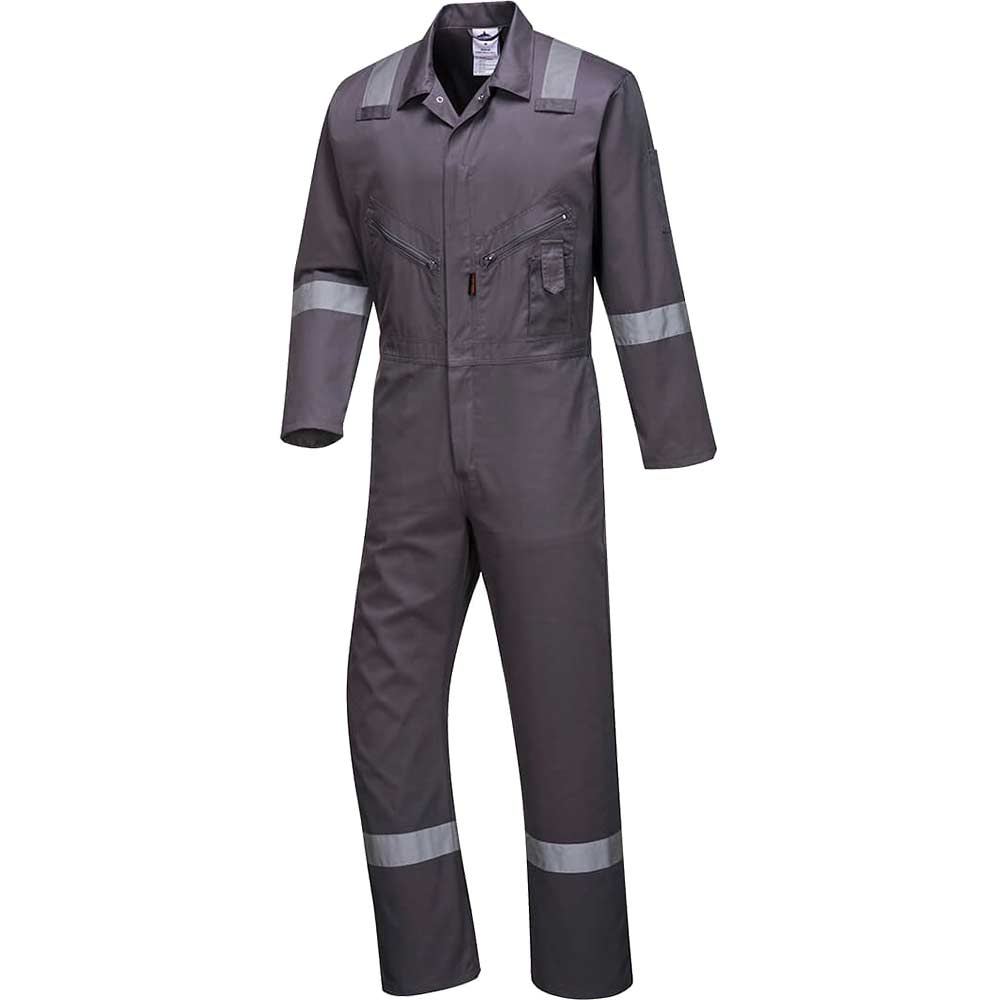 Photo of Portwest C814 Iona Cotton Coverall Grey 3xl