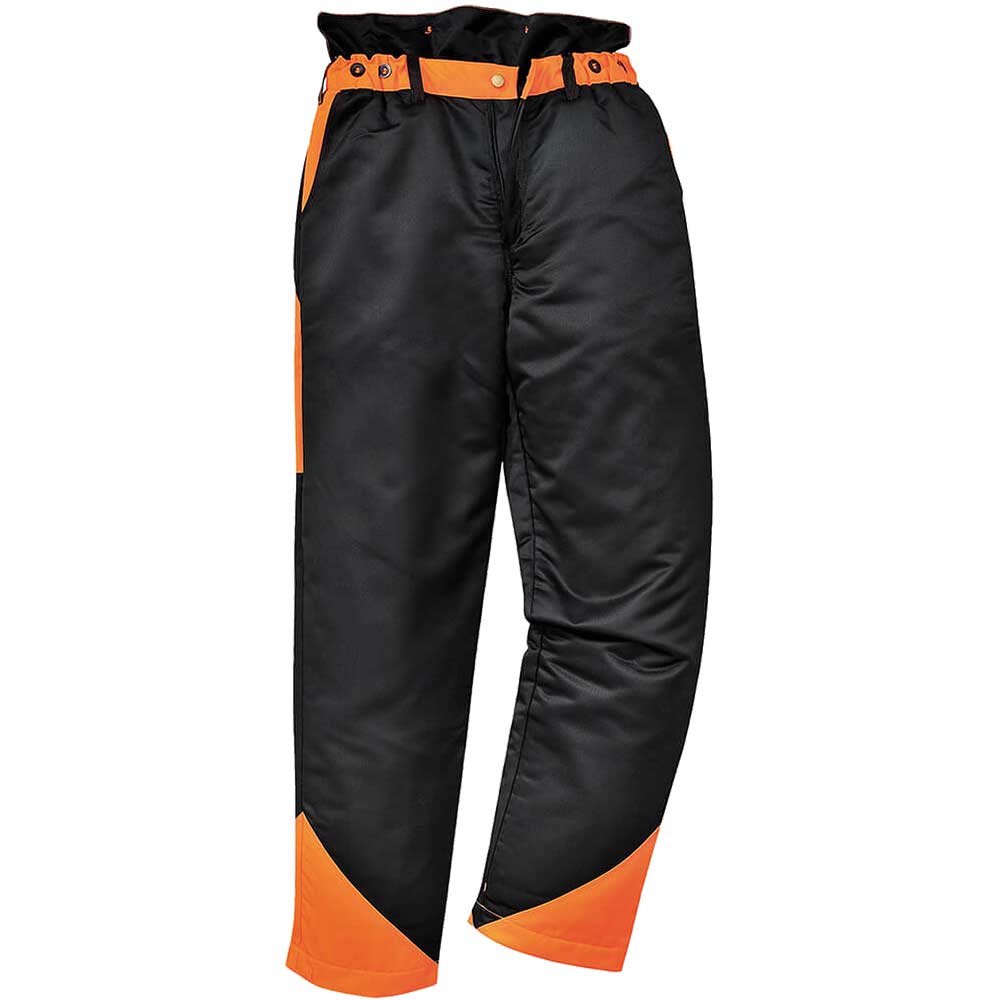 Photo of Portwest Ch11 Chainsaw Trousers Black Large 31