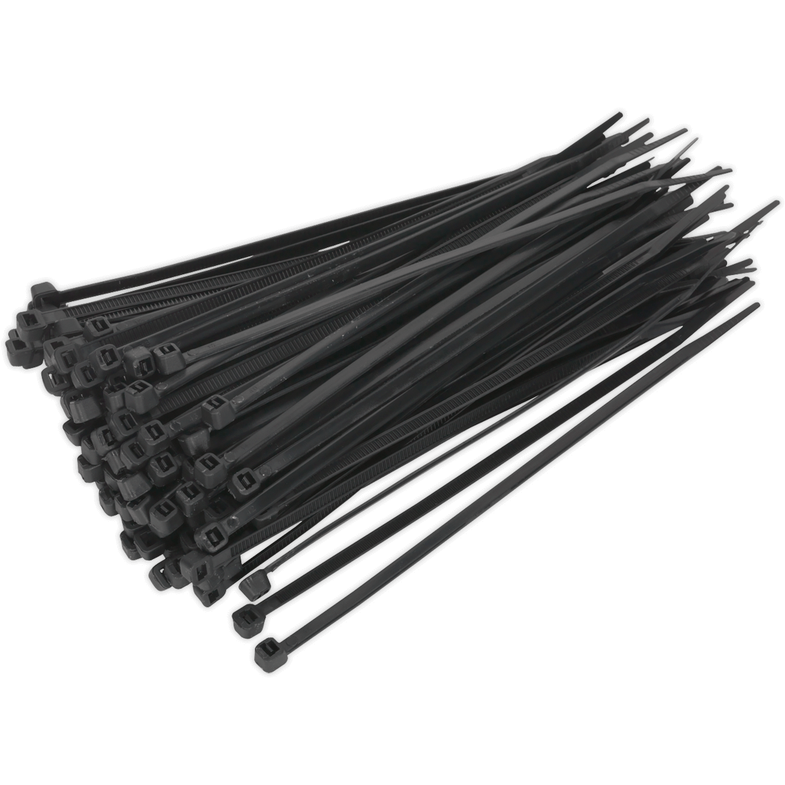 Sealey Black Cable Ties 150mm 3.6mm
