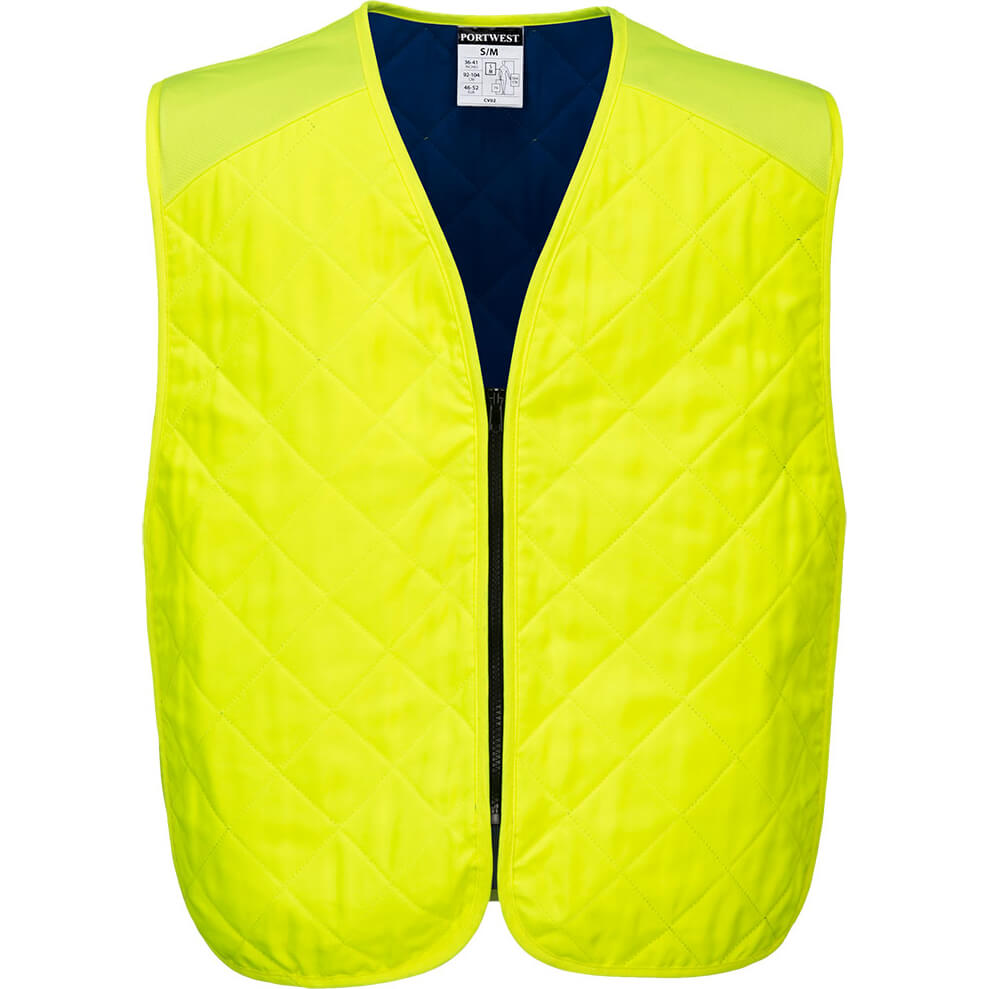 Image of Portwest Cooling Evaporative Vest Yellow 2XL / 3XL