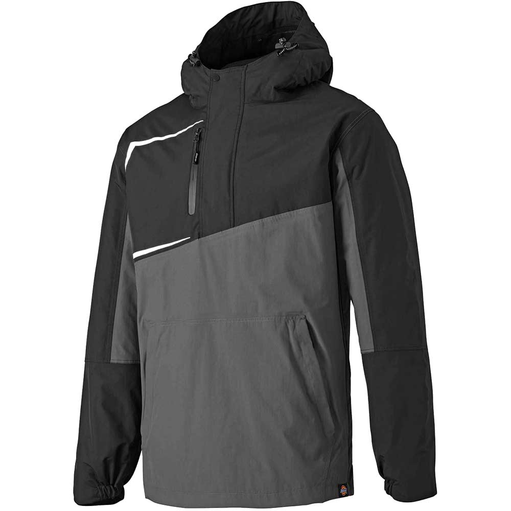 Dickies Generation Over Head Waterproof Jacket Grey/ Black 3XL