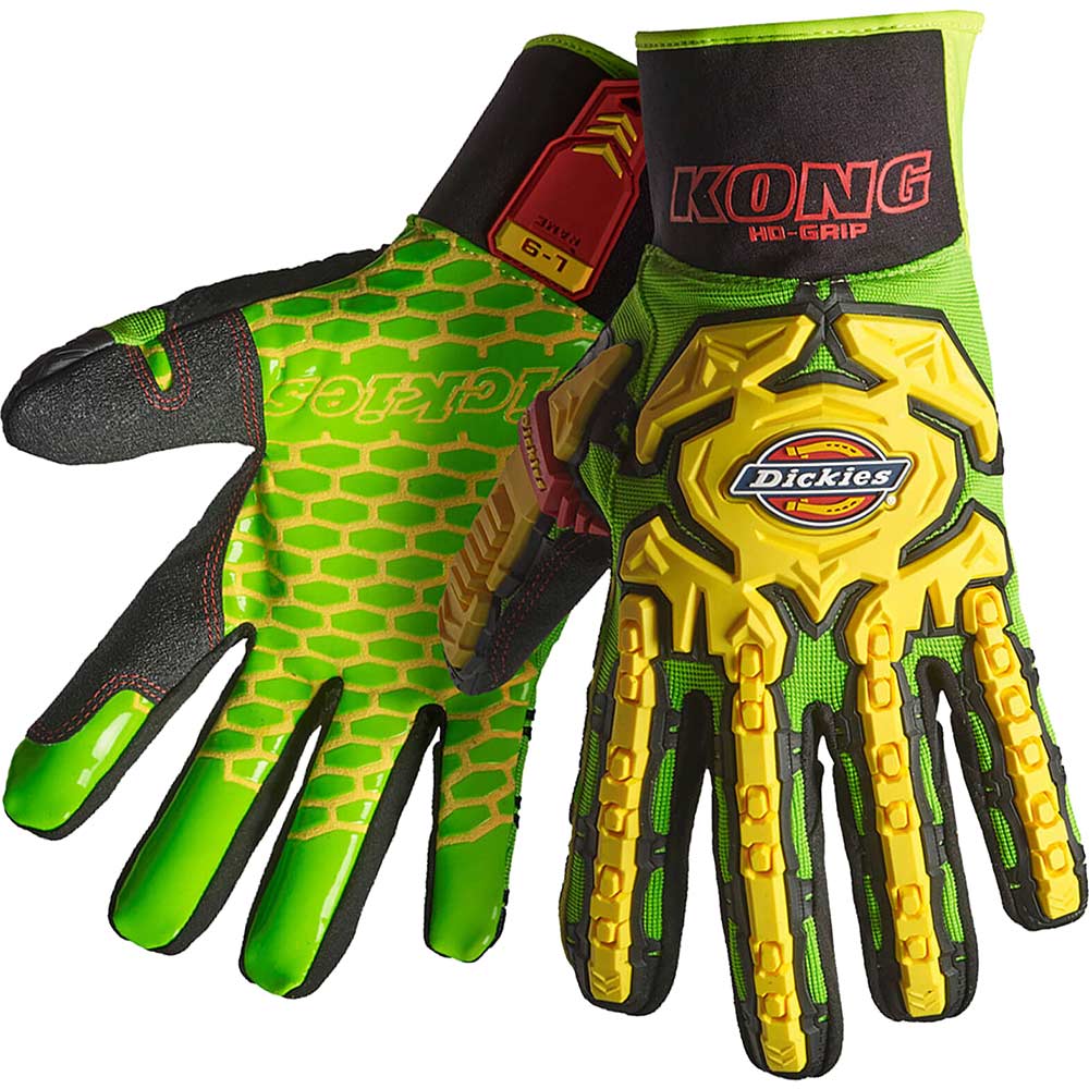 Dickies Heavy Duty Super Grip Impact Gloves Work Gloves