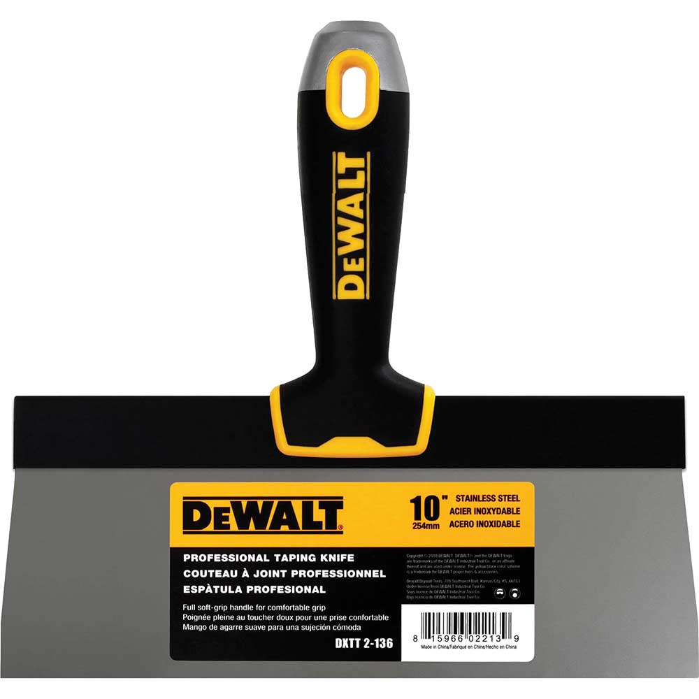 Photo of Dewalt Soft Grip Dry Wall Taping Knife 250mm