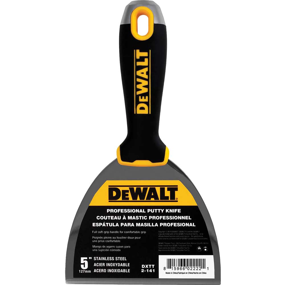 Photo of Dewalt Hammer End Dry Wall Jointing And Filling Knife 125mm