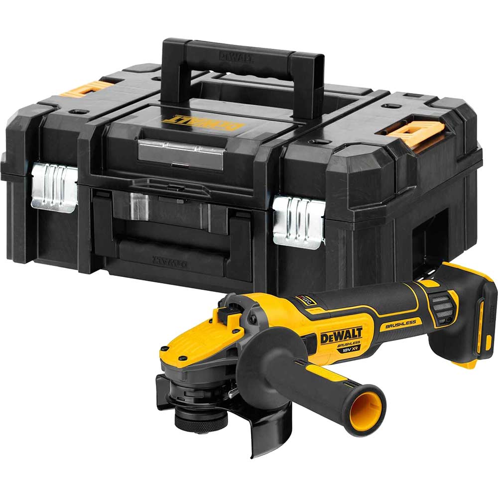 Image of DeWalt DCG409 18v XR Cordless High Power Angle Grinder 125mm No Batteries No Charger Case