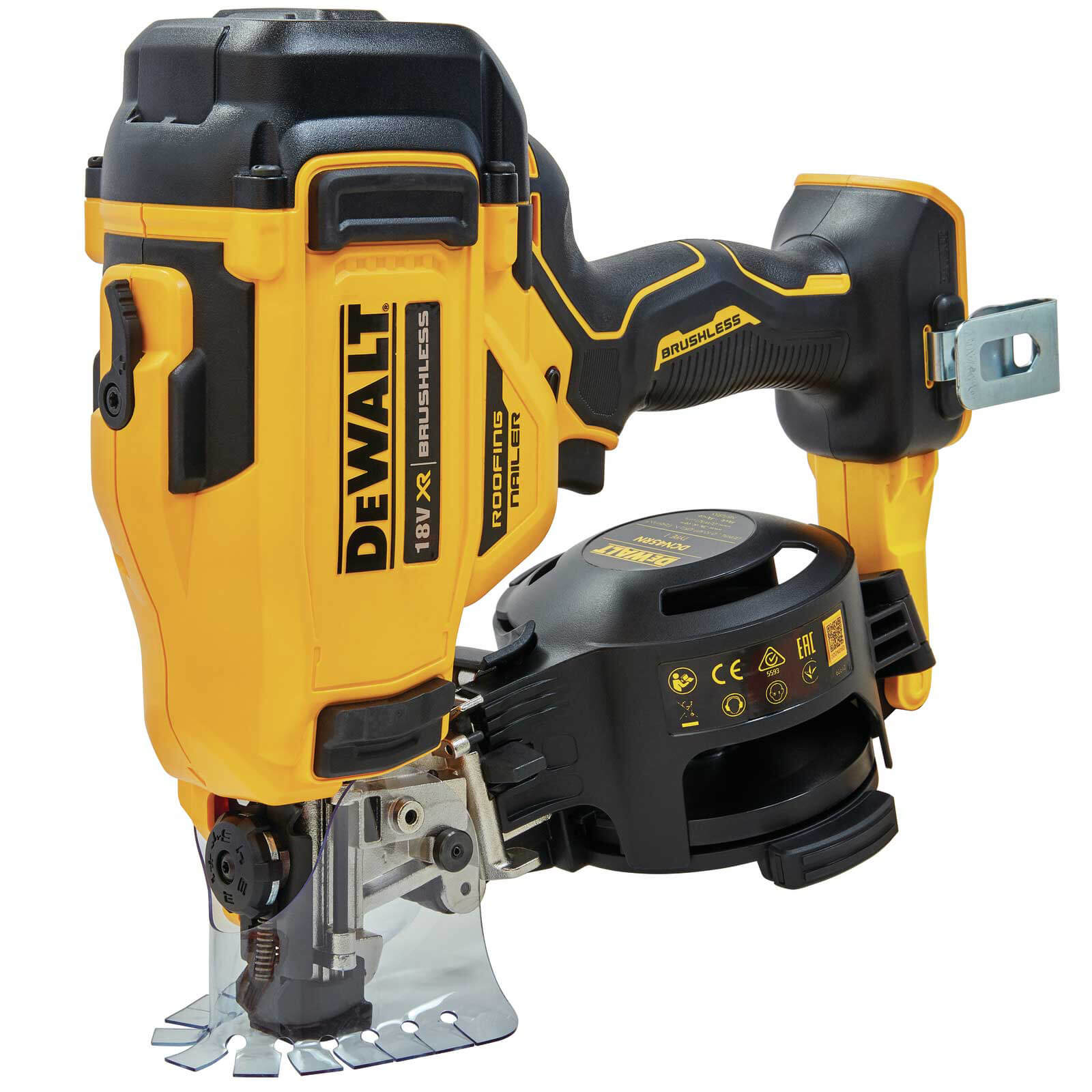 Photo of Dewalt Dcn45rn 18v Xr Cordless Brushless Roofing Coil Nail Gun No Batteries No Charger No Case