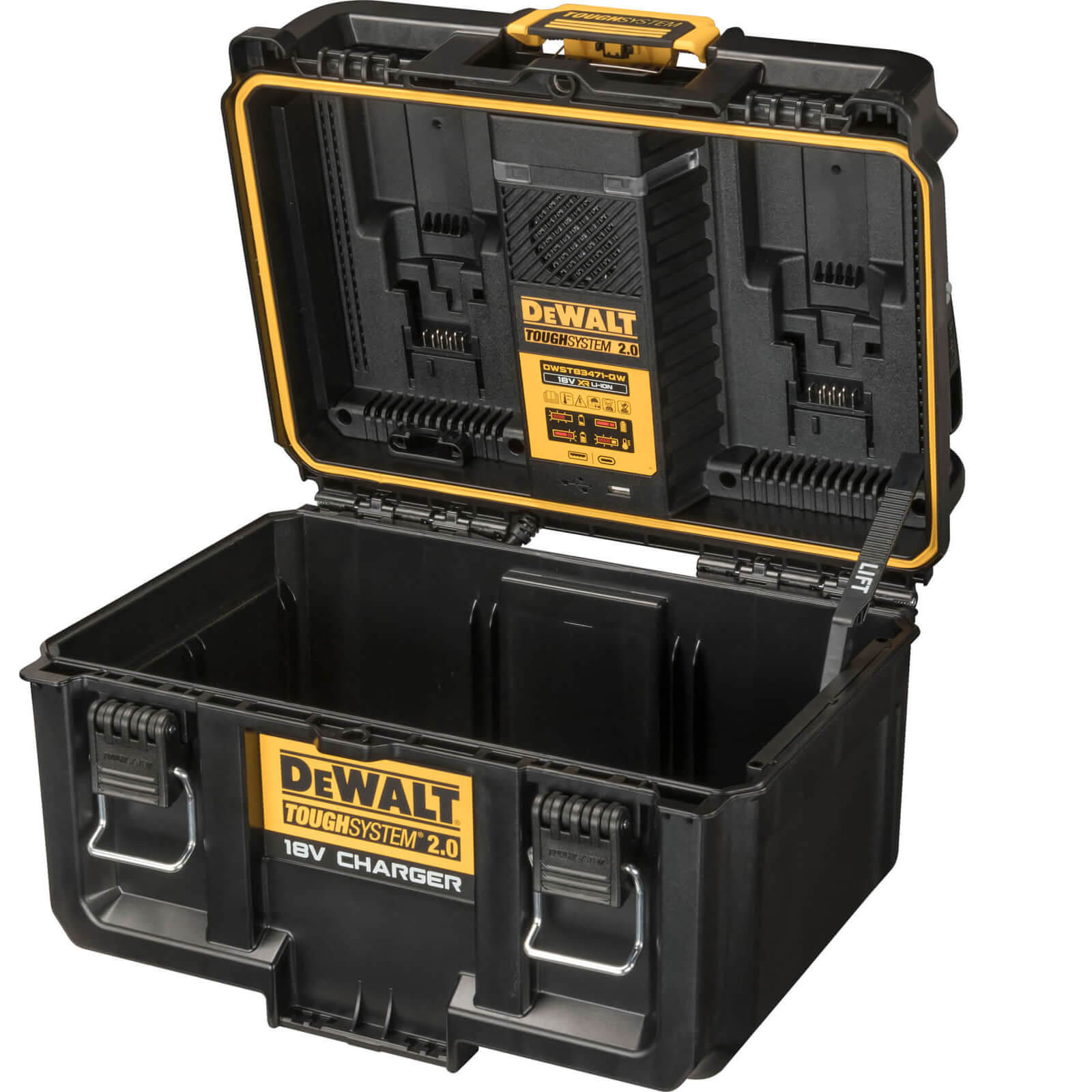 DeWalt Tough System V2 18v XR and FlexVolt Batteries Charger Box 240v