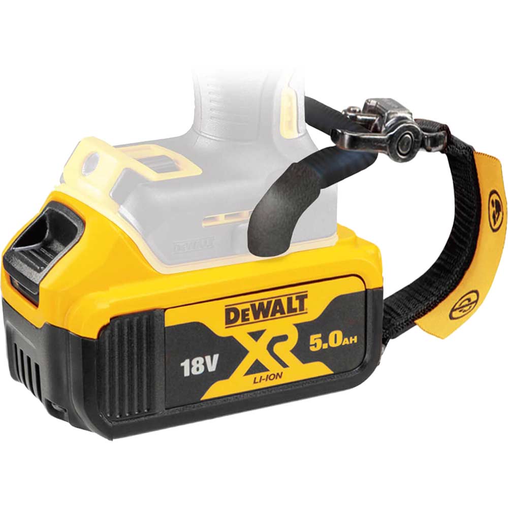 DeWalt DCB184LR 18v XR Cordless Li-ion Battery 5ah Lanyard Ready 5ah