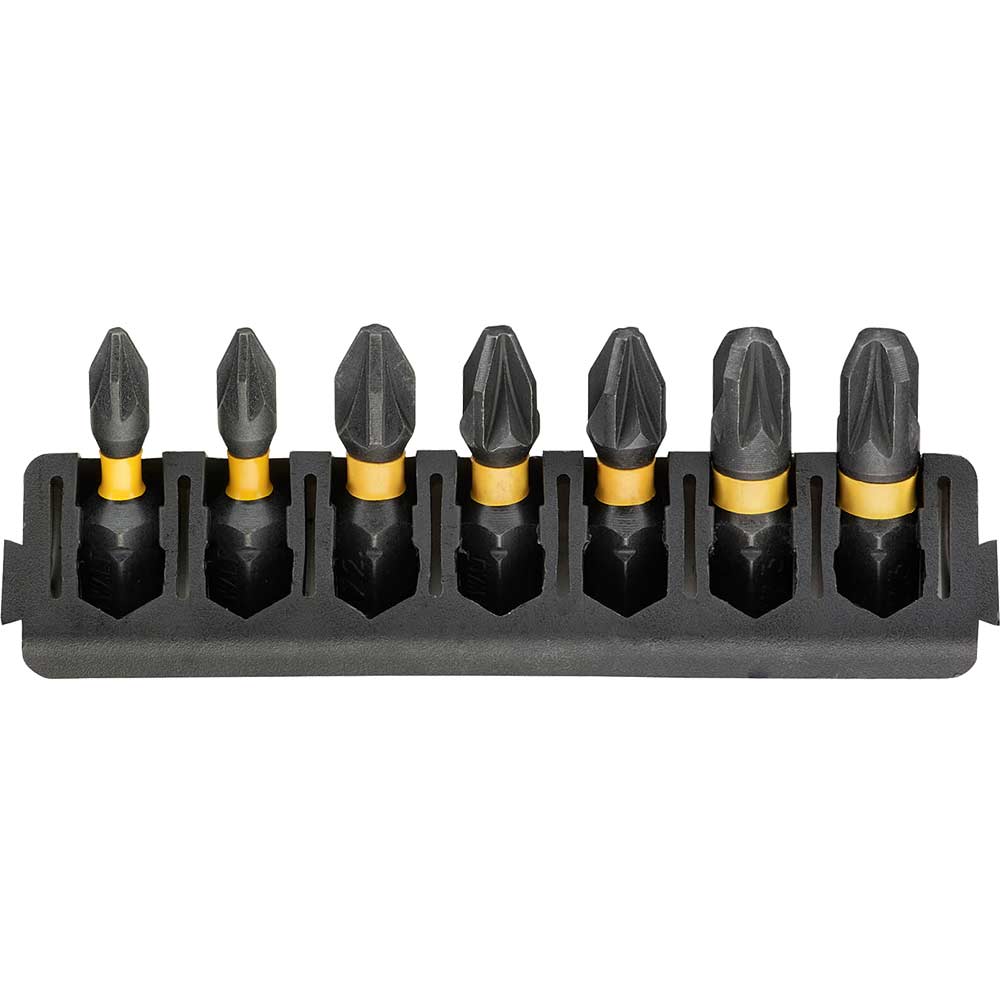 Image of DeWalt 7 Piece FlexTorq Pozi Screwdriver Bit Bar Set