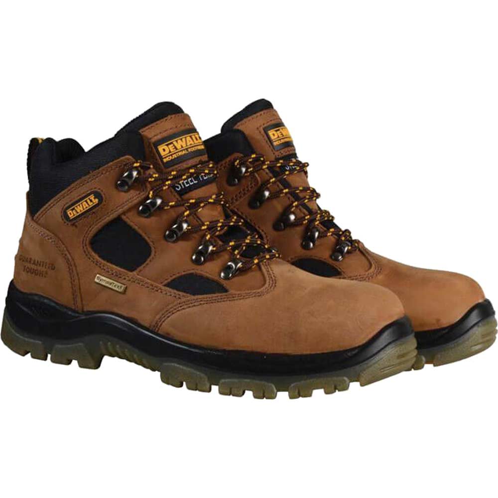 Photo of Dewalt Challenger 3 Sympatex Waterproof Safety Hiker Boots Brown Size 11