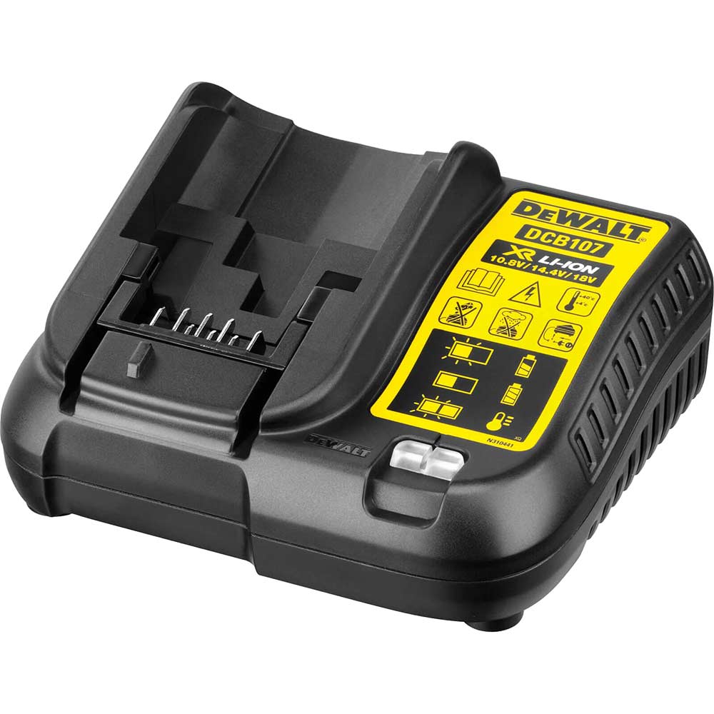 DeWalt DCB107 XR Multi Voltage Cordless Liion Battery Charger