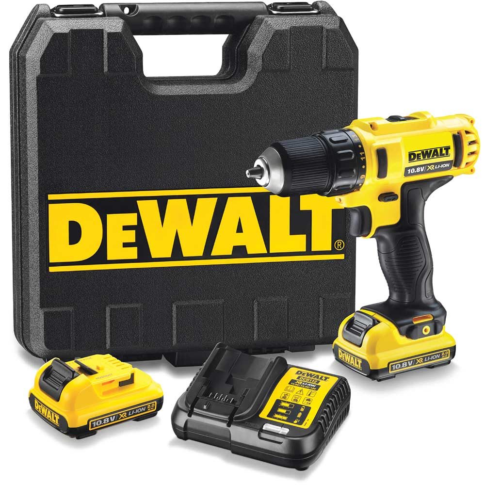 DeWALT DCD710D2 Sub-Compact Drill Driver 10.8V 2 x 2.0Ah Li-ion