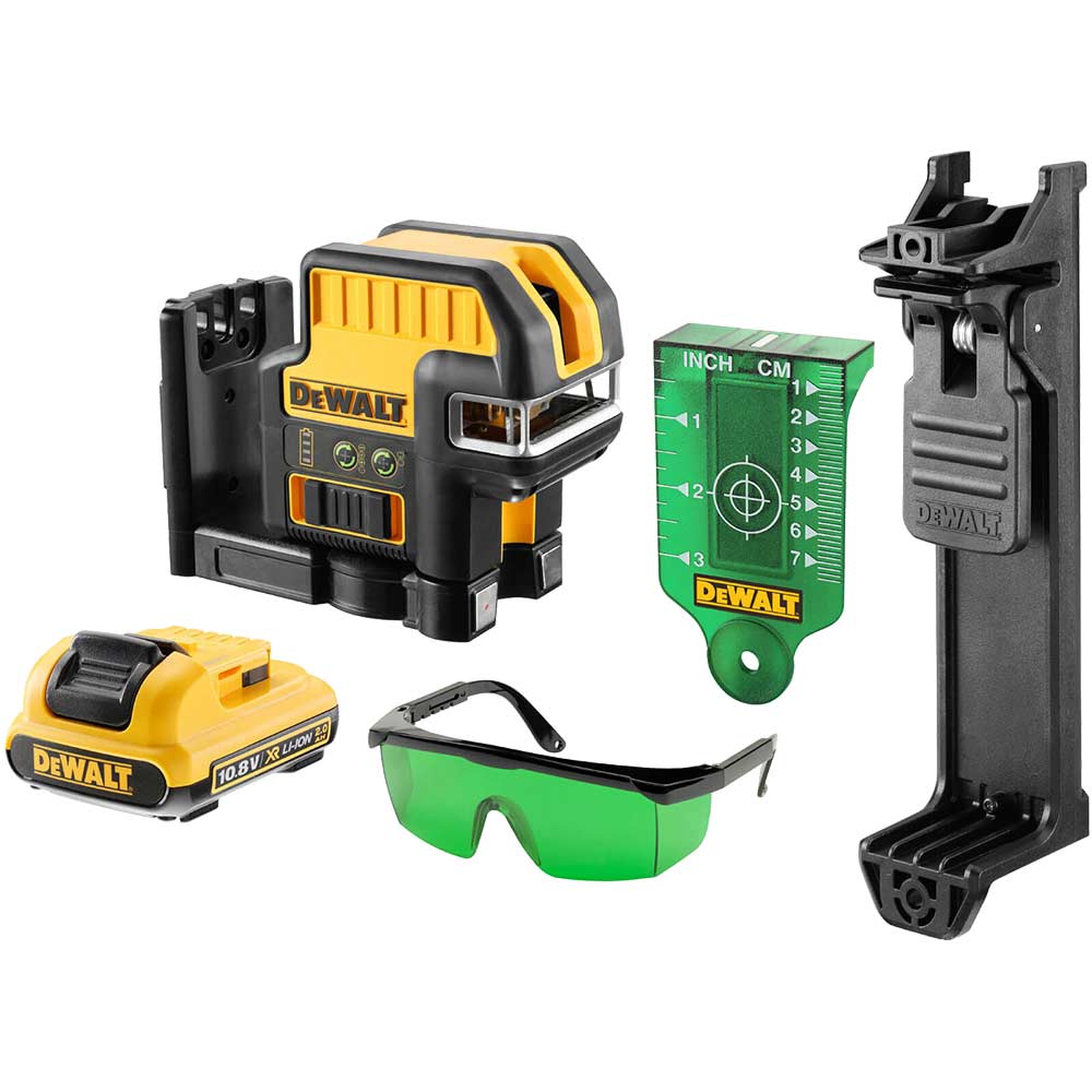 Photo of Dewalt Dce0825d1g 12v Self Levelling 5 Spot Cross Line Green Laser 1 X 2ah Li-ion Charger Case