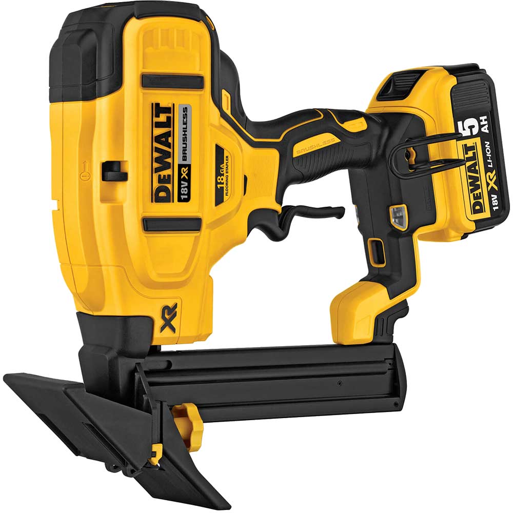 Photo of Dewalt Dcn682 18v Xr Cordless Brushless Flooring Stapler 2 X 2ah Li-ion Charger Case