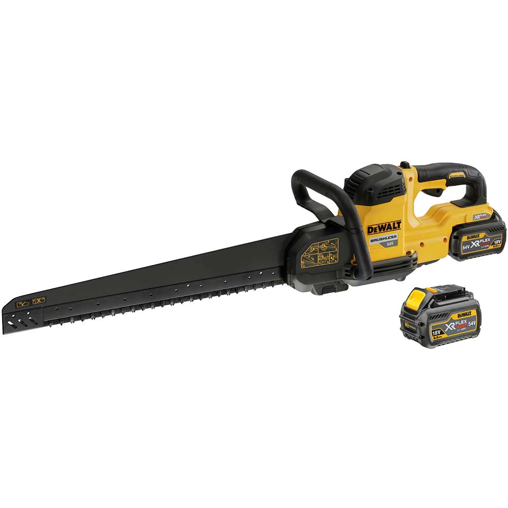 Image of DeWalt DCS397 54v XR Cordless Brushless FLEXVOLT Alligator Saw 2 x 6ah Li-ion Charger Case