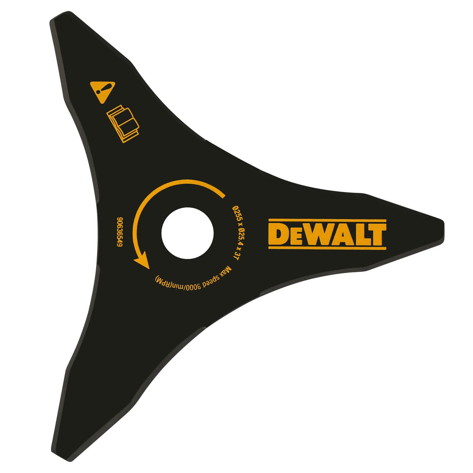 Image of DeWalt Tri Wing Blade For Flexvolt DCM571 Brush Cutter