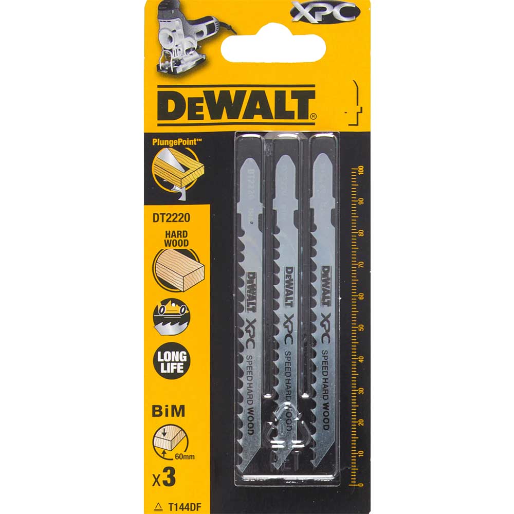 Photo of Dewalt Xpc T114df Bi Metal Jigsaw Blades For Wood Pack Of 3
