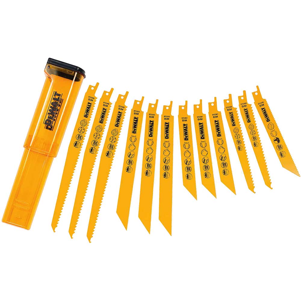 Photo of Dewalt Dt2445 12 Piece Extreme Reciprocating Saw Blade Set