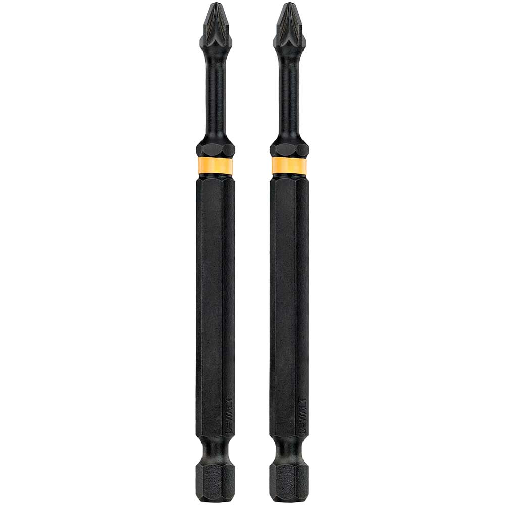 Photo of Dewalt Extreme Impact Torsion Pozi Screwdriver Bit Pz2 85mm Pack Of 2