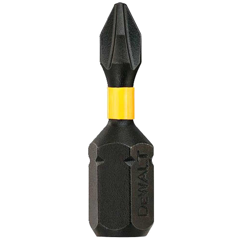 Photo of Dewalt Phillips Extreme Impact Torsion Screwdriver Bit Ph1 25mm Pack Of 5