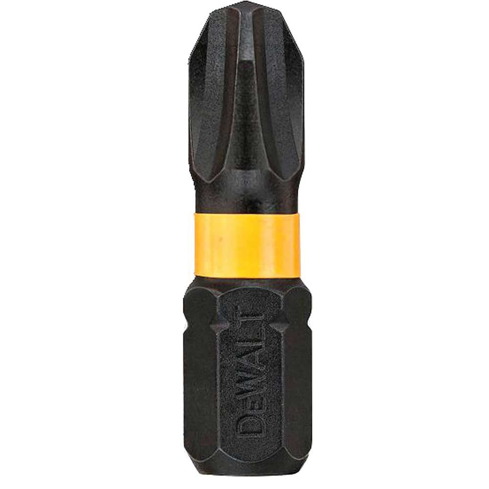 Photo of Dewalt Phillips Extreme Impact Torsion Screwdriver Bit Ph3 25mm Pack Of 5