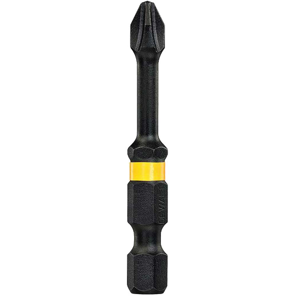 Photo of Dewalt Phillips Extreme Impact Torsion Screwdriver Bit Ph2 50mm Pack Of 5