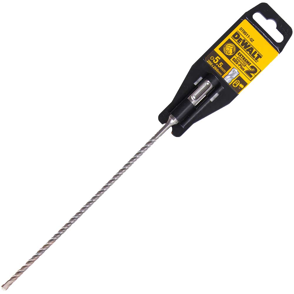Photo of Dewalt Extreme 2 Sds Plus Masonry Drill Bit 5.5mm 260mm