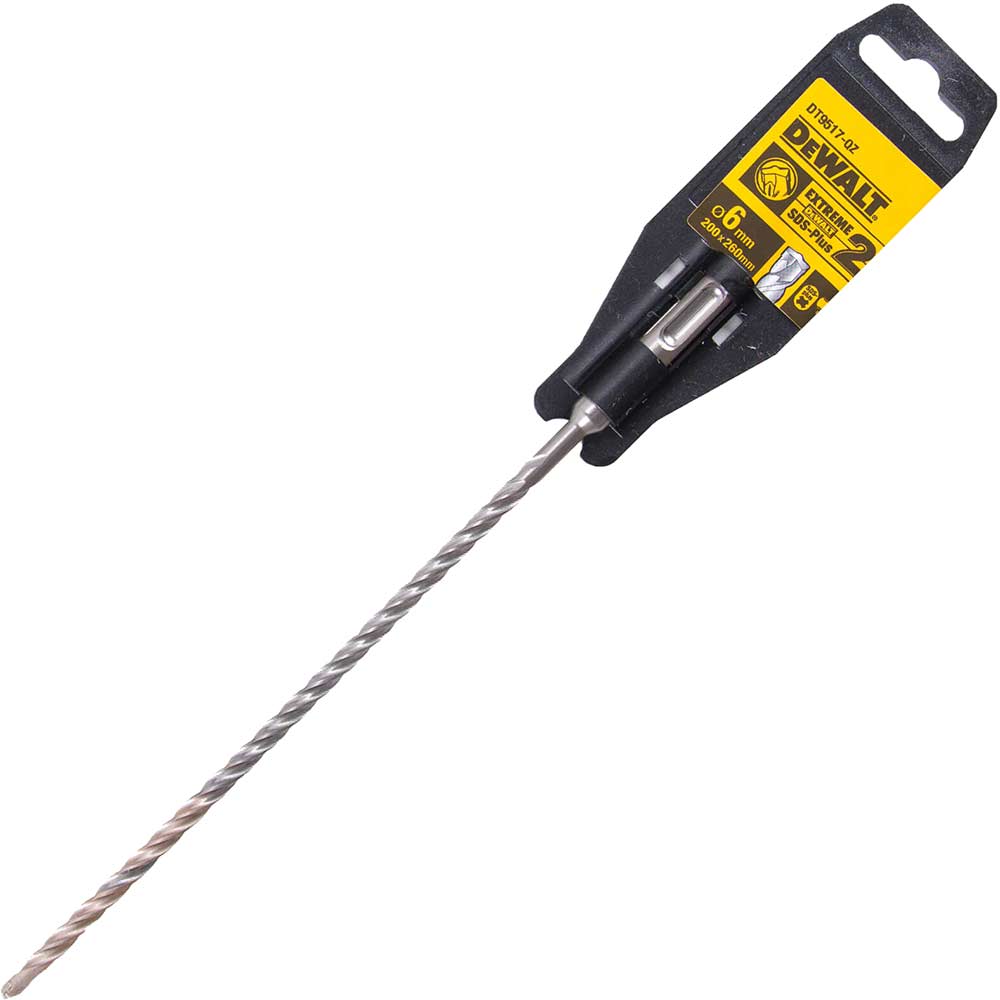 Photo of Dewalt Extreme 2 Sds Plus Masonry Drill Bit 6mm 260mm
