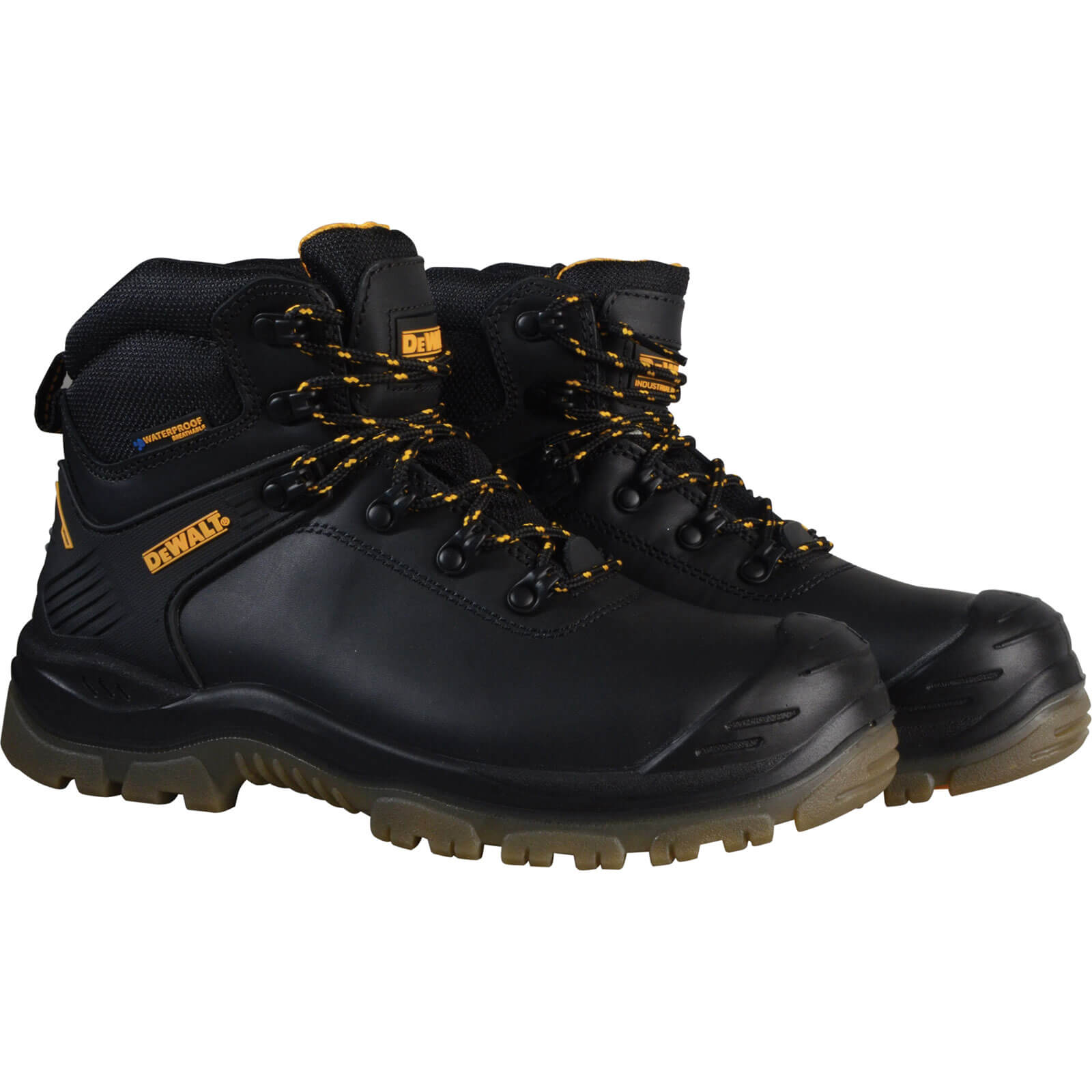 DeWalt Newark Waterproof Safety Hiker Boots Black Size 9