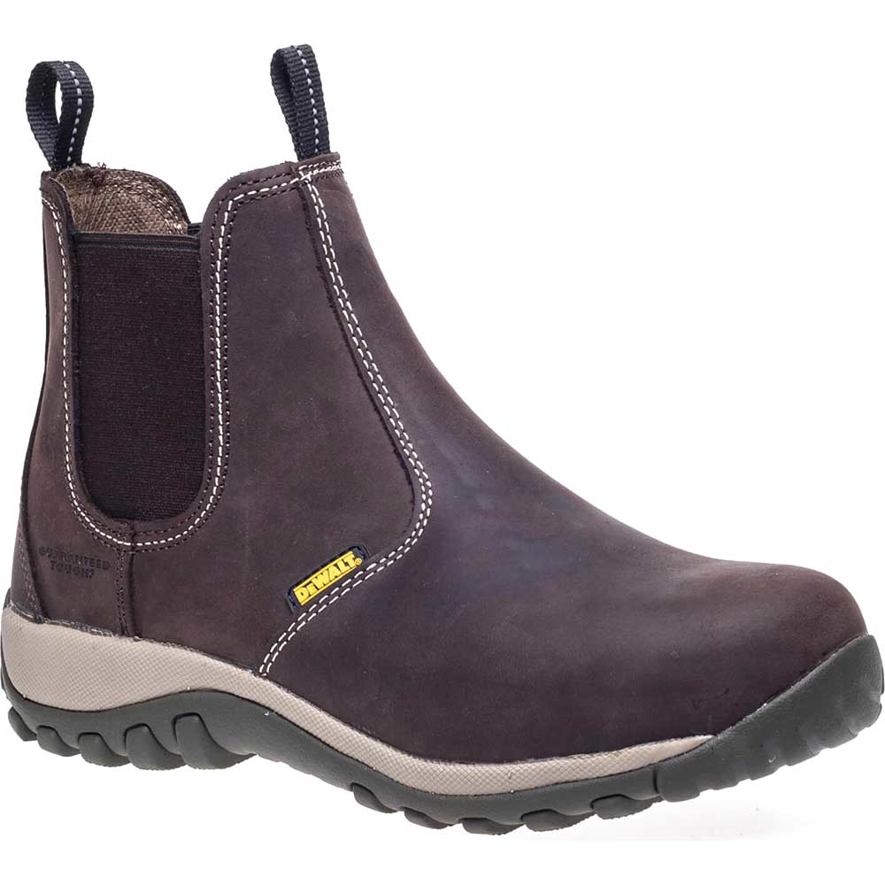 Photo of Dewalt Radial Mens Safety Dealer Boots Brown Size 12