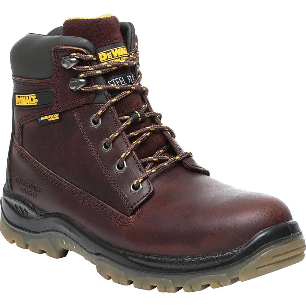 Photo of Dewalt Titanium Waterproof Safety Boots Tan Size 9