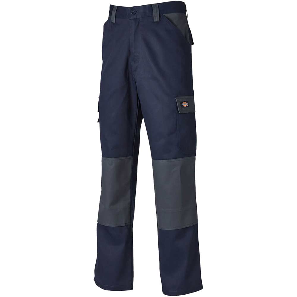 Image of Dickies Mens Everyday Trousers Navy / Grey 48" 29"