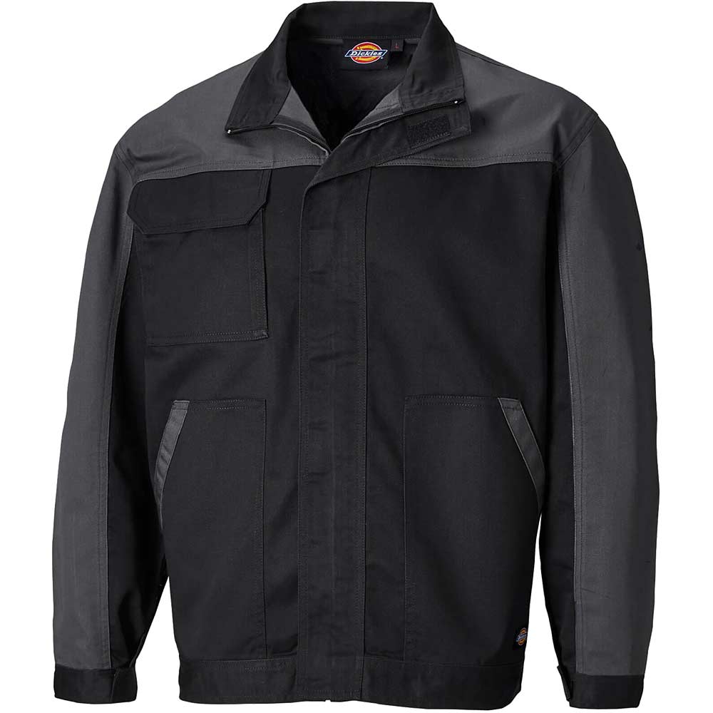 Photo of Dickies Mens Everyday Cvc Jacket Black / Grey 2xl