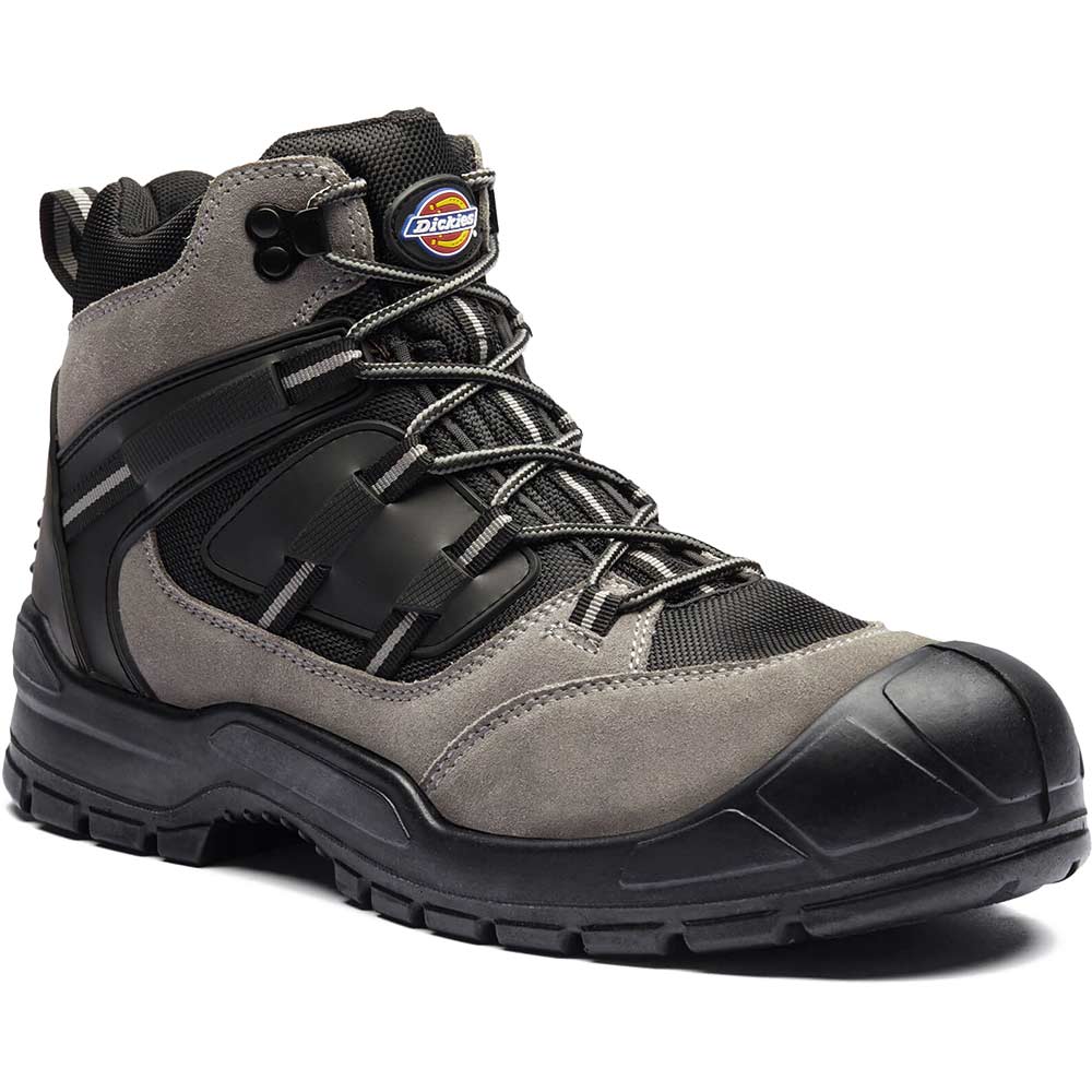 Dickies Mens Everyday Safety Work Boots Grey Size 10