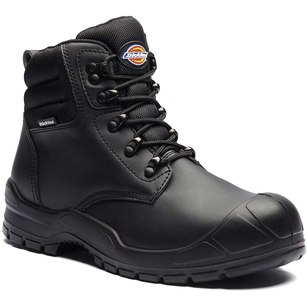 Dickies Mens Trenton Safety Work Boots Black Size 4