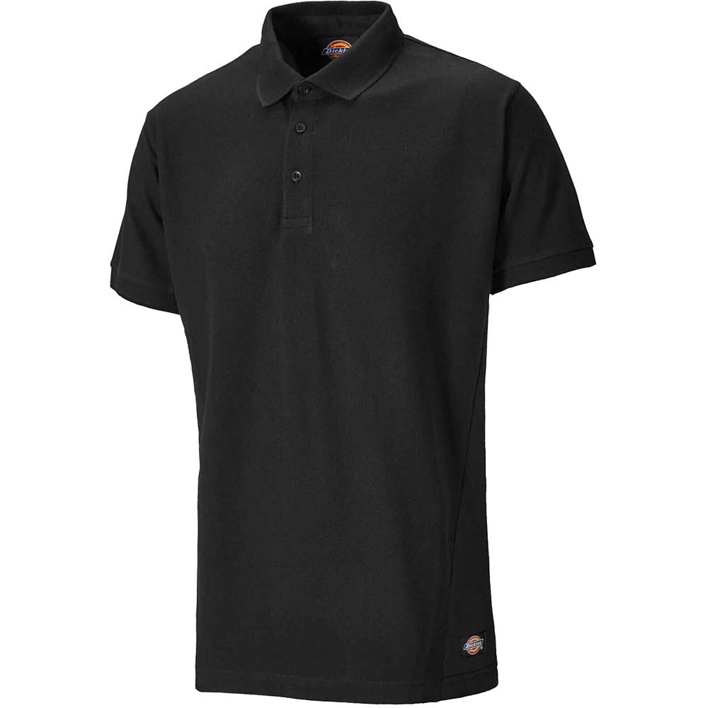 Image of Dickies Mens Polo T Shirt Black S