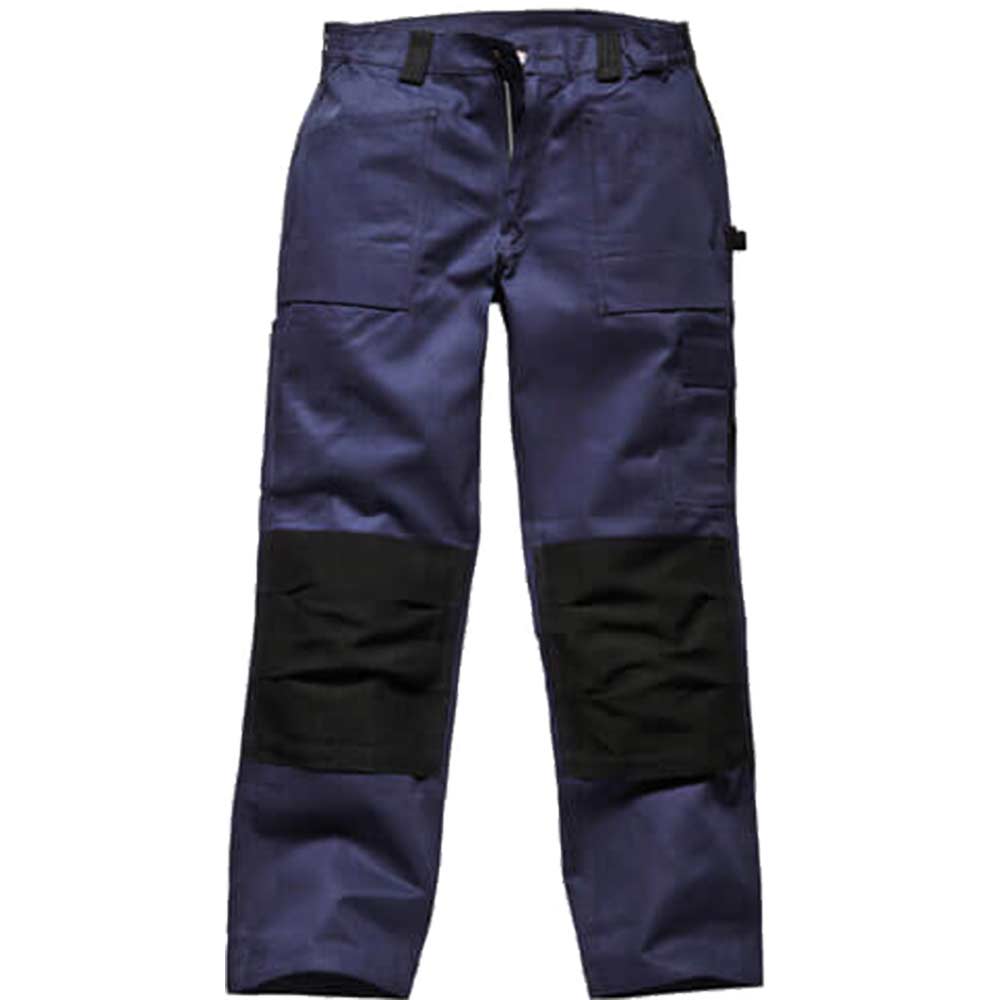 Dickies Mens Grafter Duo Tone 290 Trousers Navy / Black 38