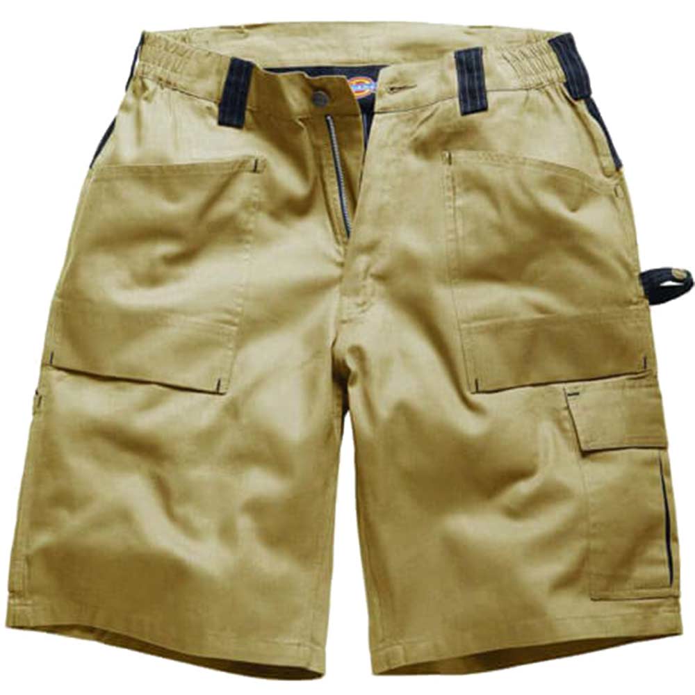 Photo of Dickies Mens Grafter Duo Tone Shorts Khaki / Black 32