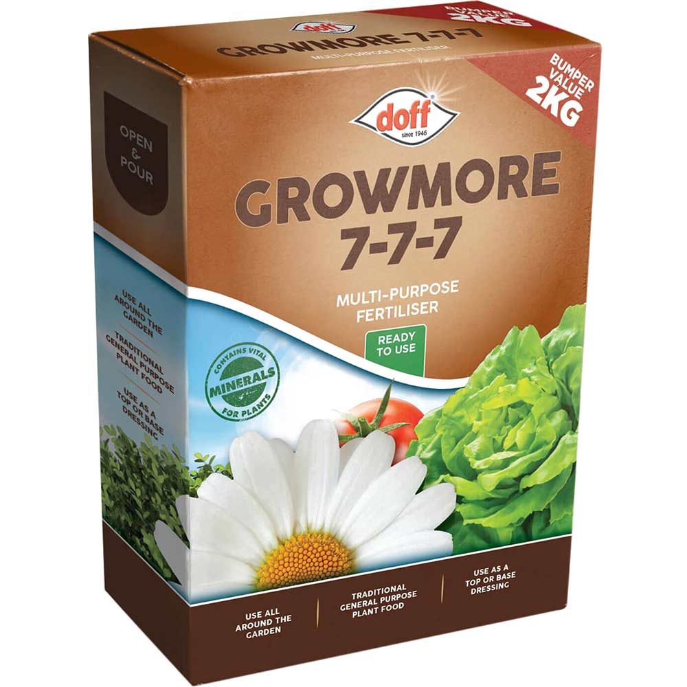 Image of Doff Growmore Ready to Use Fertiliser 2kg