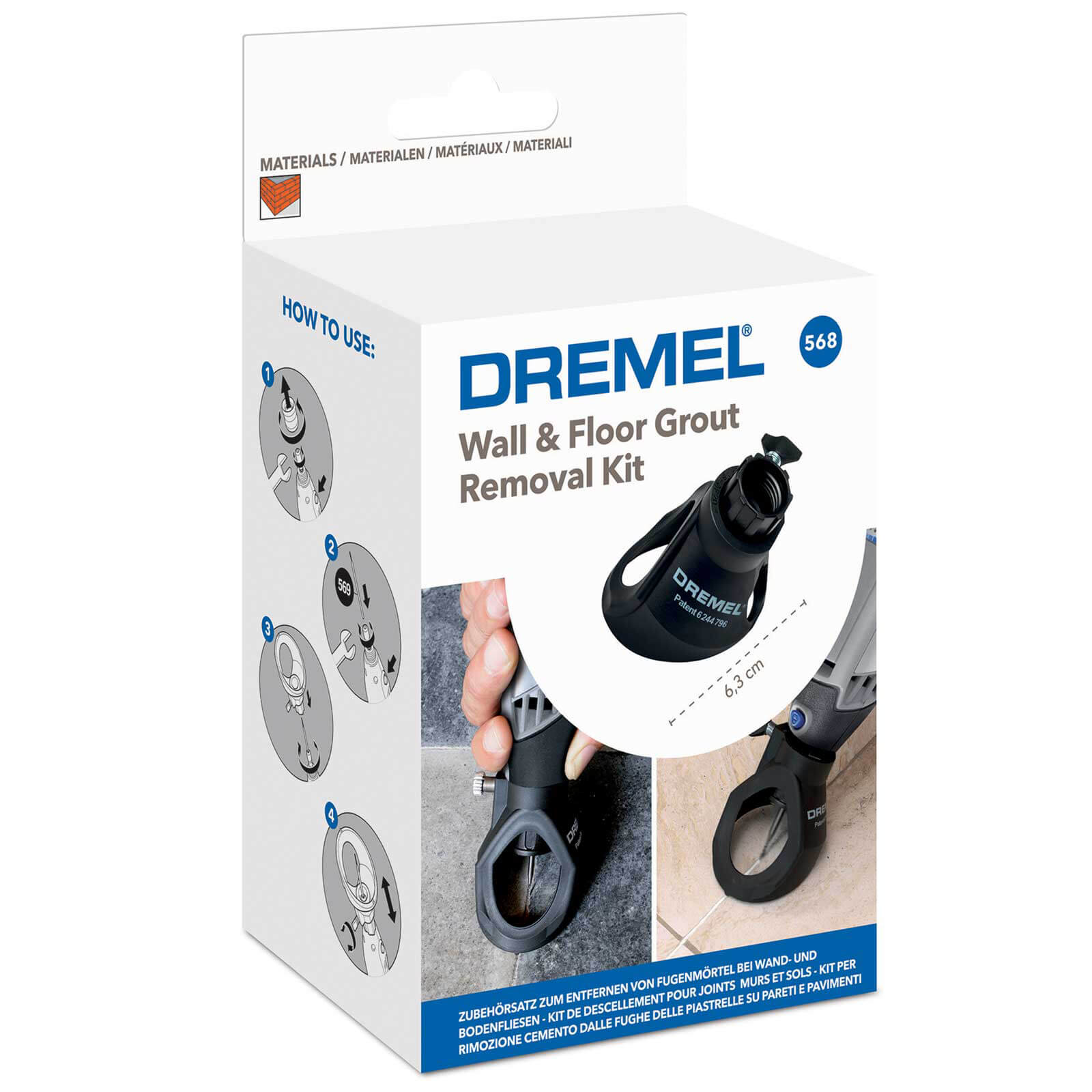 Image of Dremel Rotary Multi Tool Grout Removal Kit