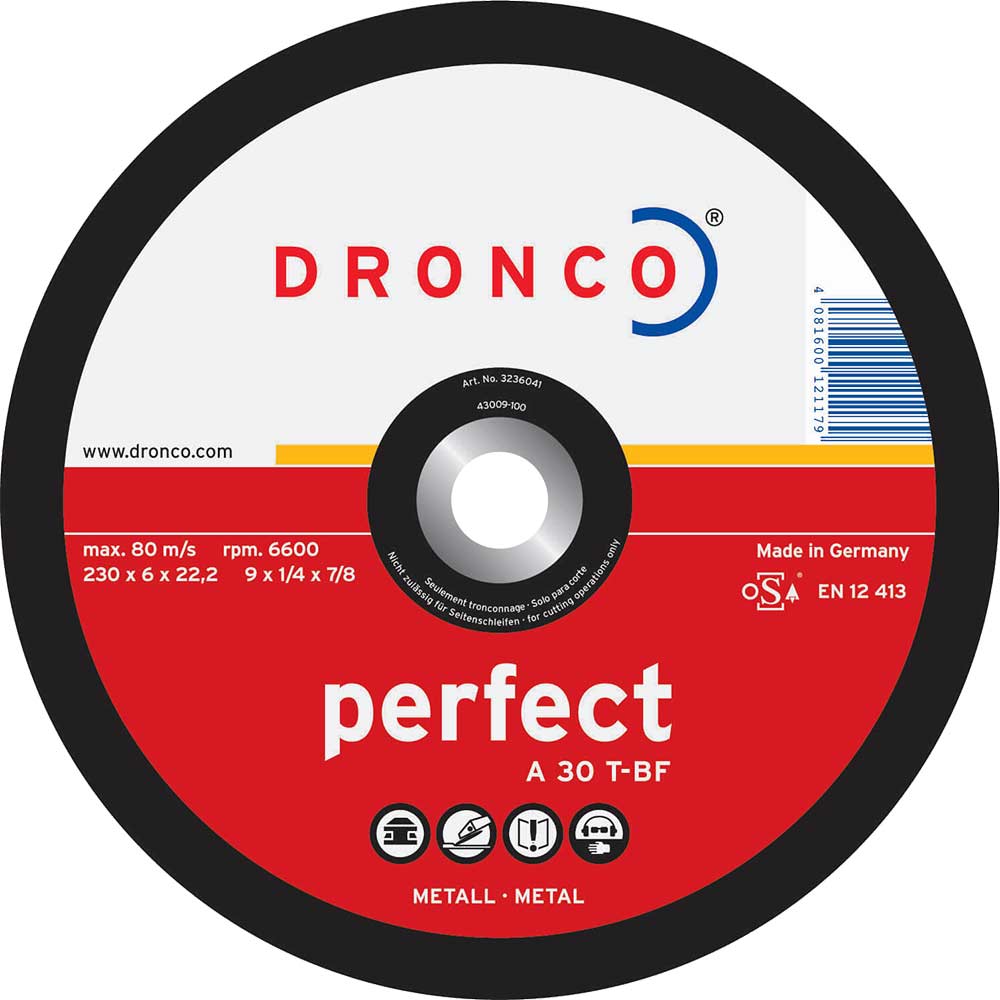 Photo of Dronco A 30 T Perfect Depressed Metal Grinding Disc 100mm Pack Of 1