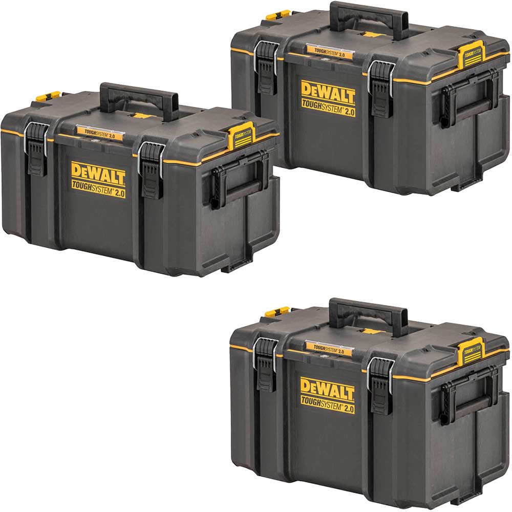 DeWalt 3 Piece Tough System V2 Tool Box Set