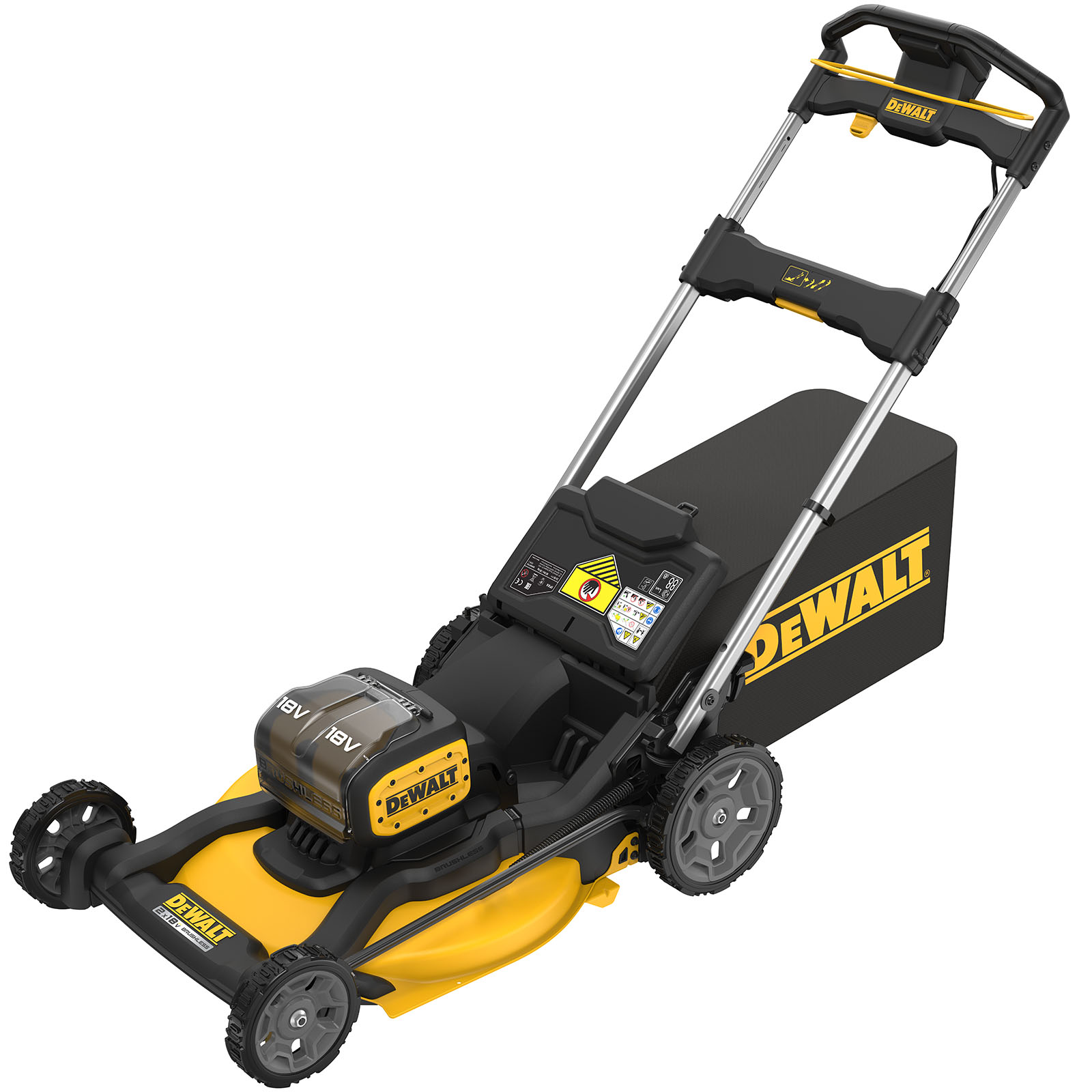 DeWalt DCMWP134 Twin 18v XR Cordless Brushless Lawnmower 480mm No Batteries No Charger