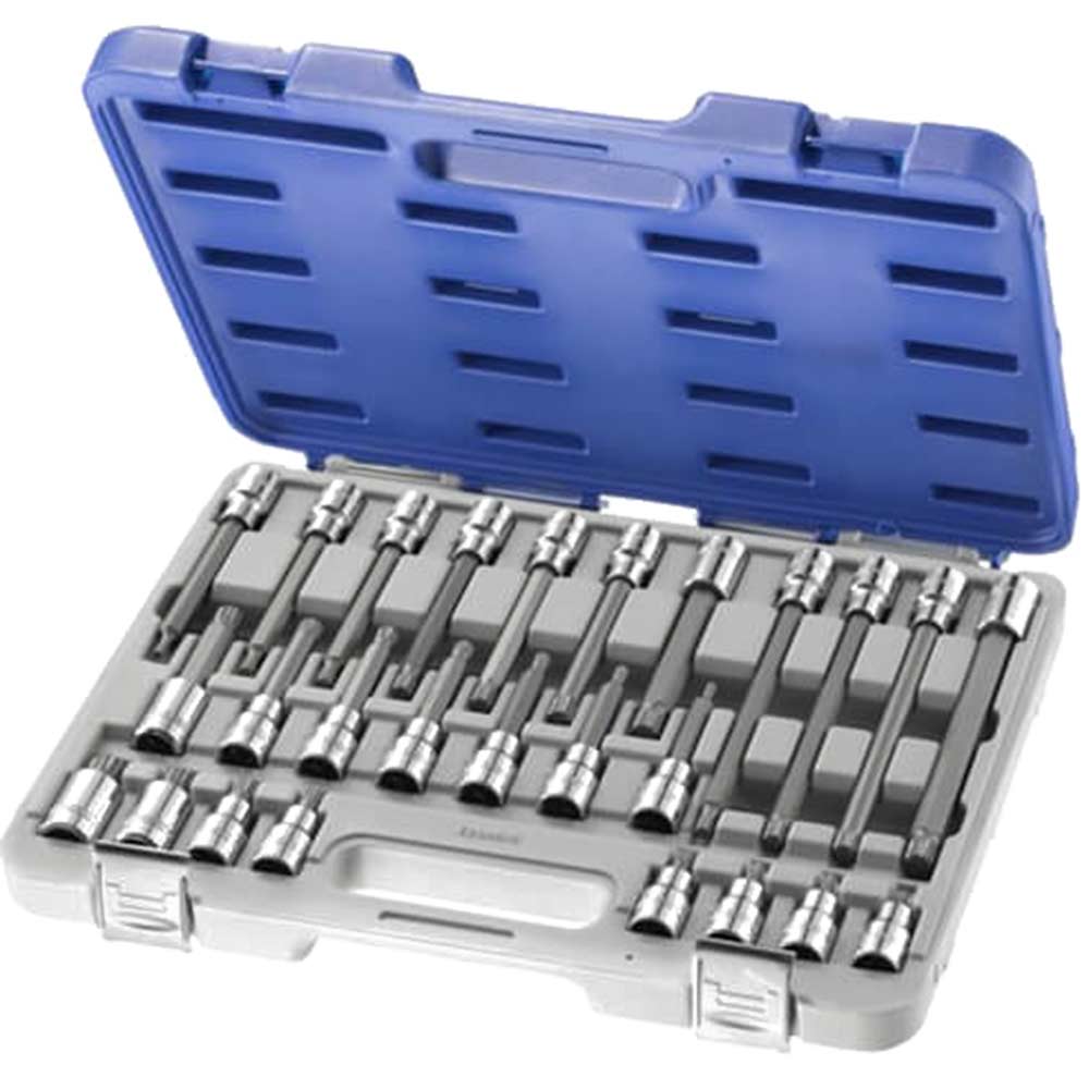Image of Expert by Facom 26 Piece 1/2" Drive XZN Socket Bit Set 1/2"