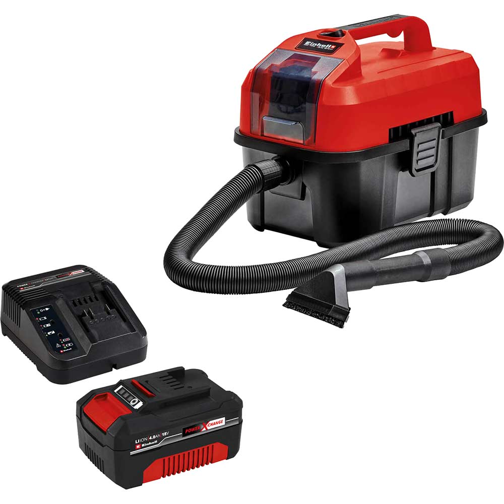 Photo of Einhell Te-vc 18/10 Li 18v Cordless Mini Wet And Dry Vacuum Cleaner 10l 1 X 4ah Li-ion Charger No Case